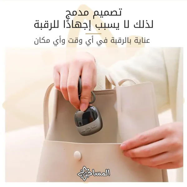 ⁦مدلك الرقبة والكتف الذكي اللاسلكي – جهاز تدليك كهربائي بخمس أوضاع و15 مستوى قوة⁩ - الصورة ⁦4⁩