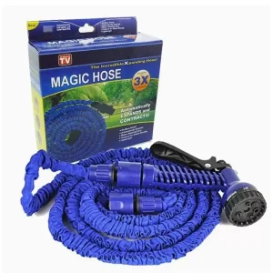 خرطوم مياه قابل للتمدد 30 متر Magic Hose – خفيف الوزن، متعدد الاستخدامات