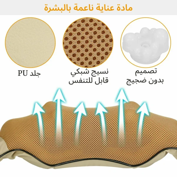 ⁦جهاز مساج الظهر والكتف والرقبة بالأشعة تحت الحمراء – تدليك حراري عميق للرجال والنساء⁩ - الصورة ⁦7⁩